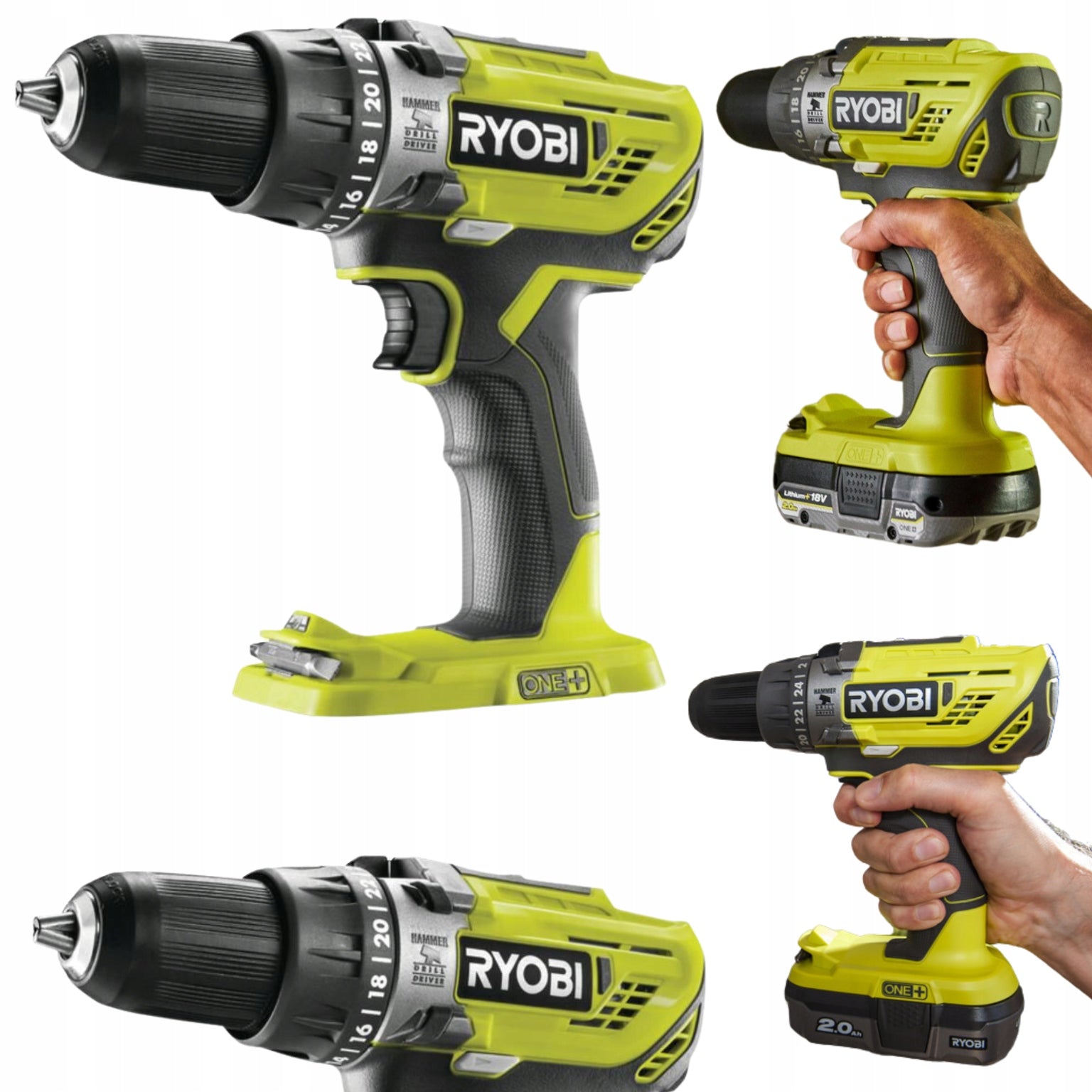 Ryobi R18PD3-0 18V Cordless Impact Drill (Without Battery)