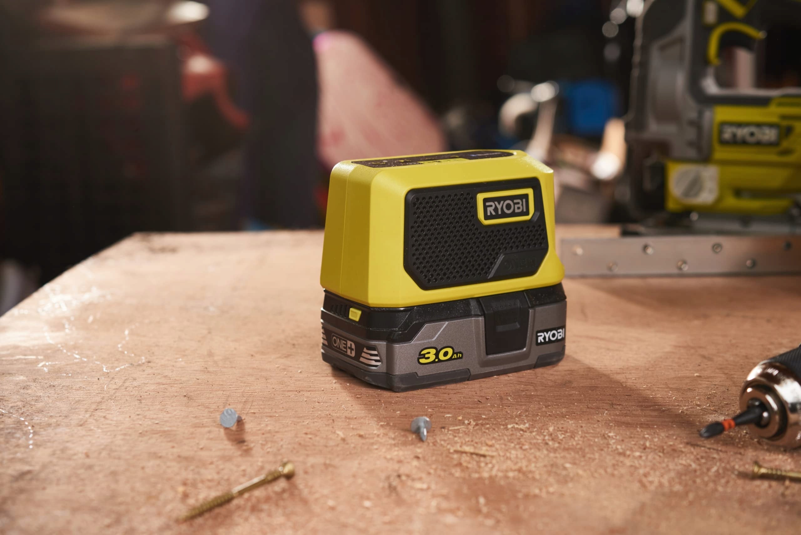 Ryobi RBTM18-0 18V ONE+ Bluetooth speaker wireless mini Brand Ryobi