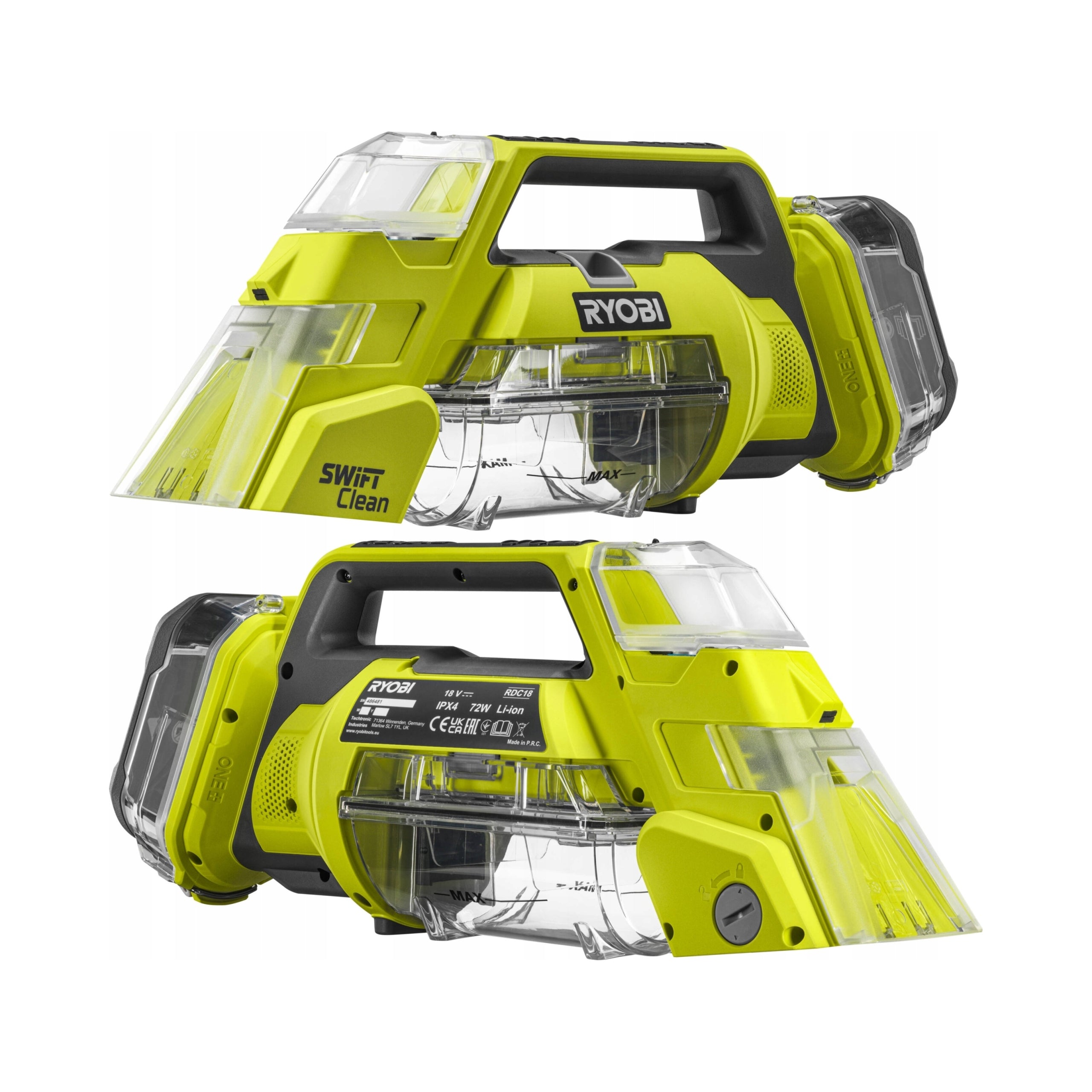 Ryobi RDC18 Swift Clean One+ 18V Cordless Compact Laundry Vacuum Cleaner