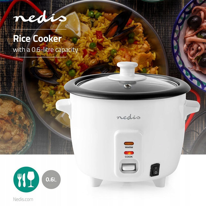 Ryžovar NEDIS KARC06WT 0,6L 300W Brand Nedis