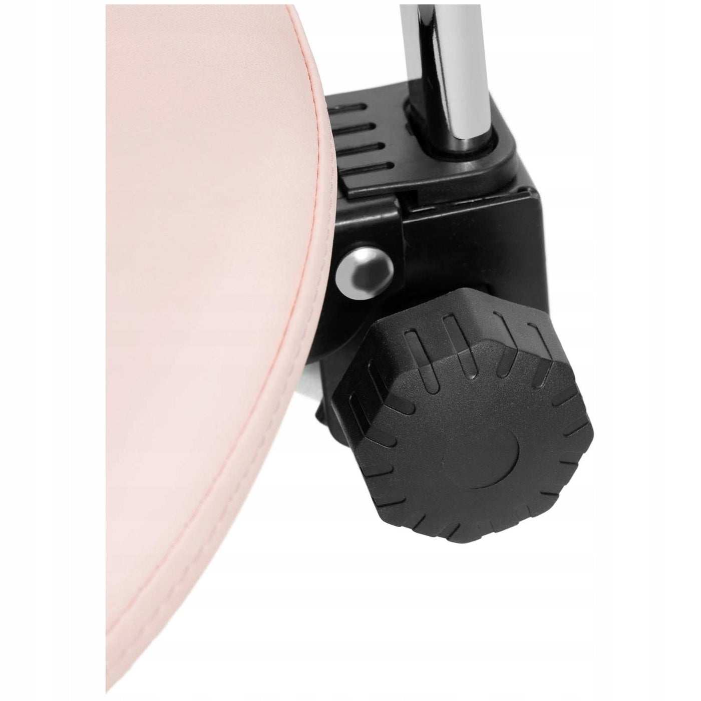 SADDLE COSMETIC CHAIR WITH BACKREST PINK Packaging status original