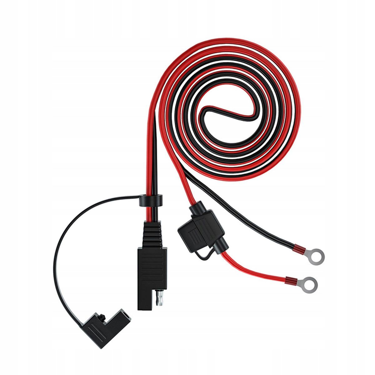 SAE Terminal Wiring Harness 2 Pin Plug Copper Wire 4.6ft Waterproof 12V V Model Samochodowa wiązka przewodów terminala SAE