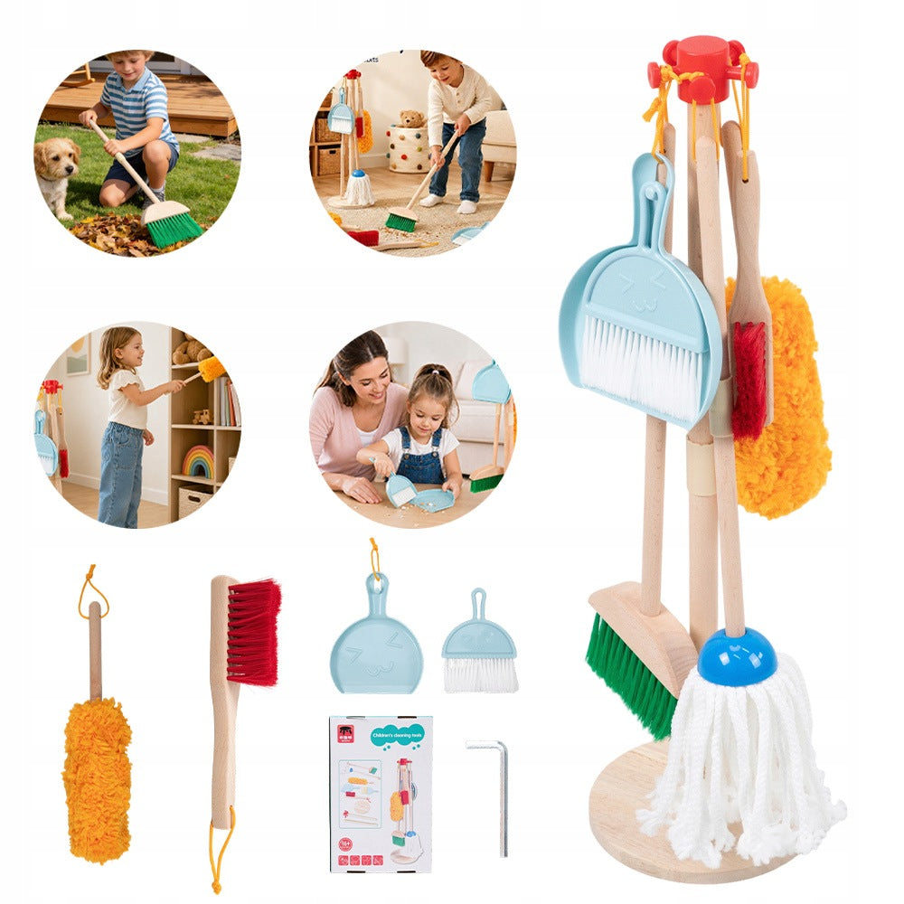 SAFE BABY CLEANING KIT WITH BROOM BLADE MOP Packaging status original