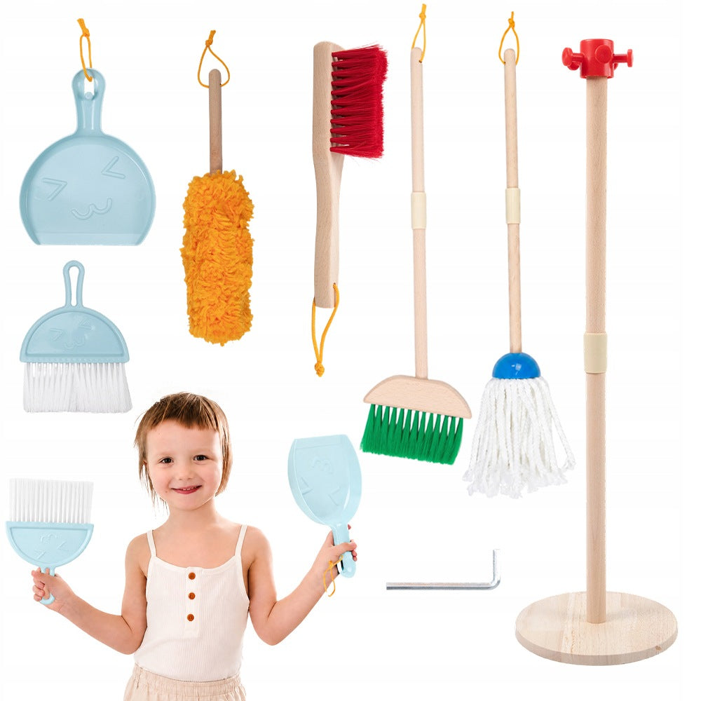 SAFE BABY CLEANING KIT WITH BROOM BLADE MOP