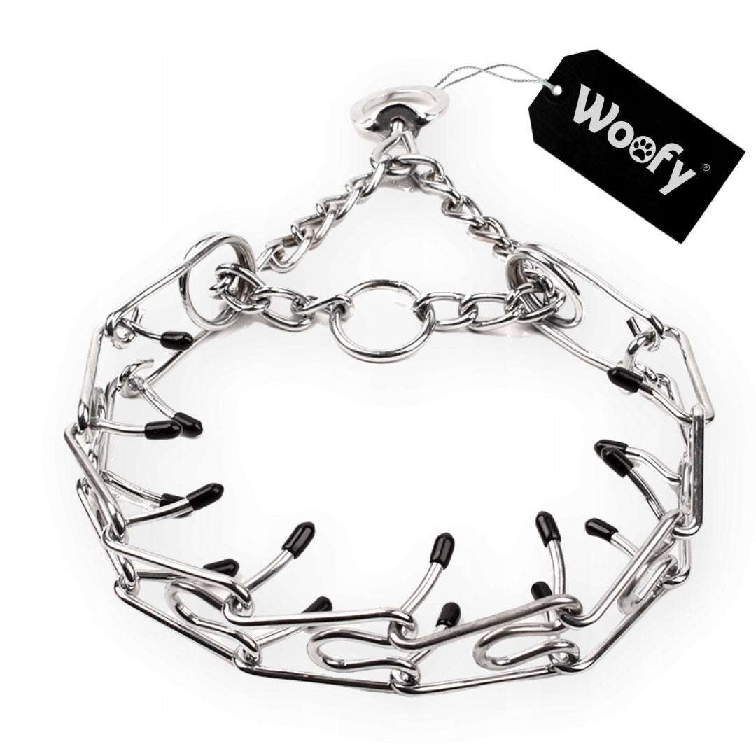 SAFE METAL STEEL EARRING COLLAR FOR DOG SIZE - M 40-50
