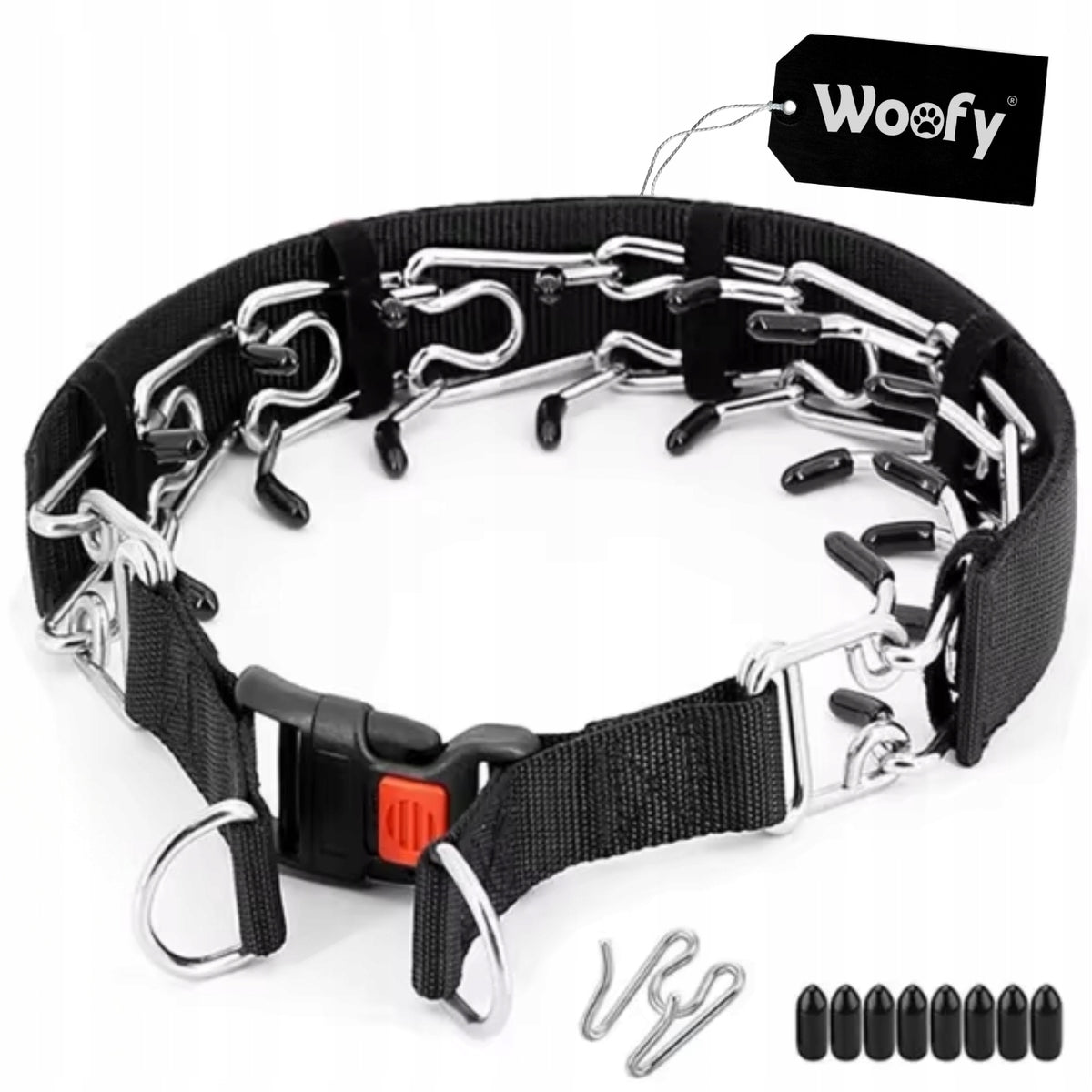 SAFE METAL STEEL EARRING COLLAR FOR DOG SIZE - XL