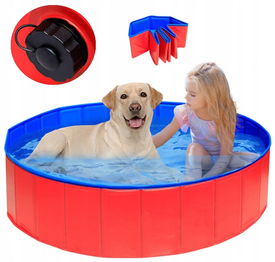 SAFE PORTABLE DOG POOL WITHOUT BLOWING DOG GIFT