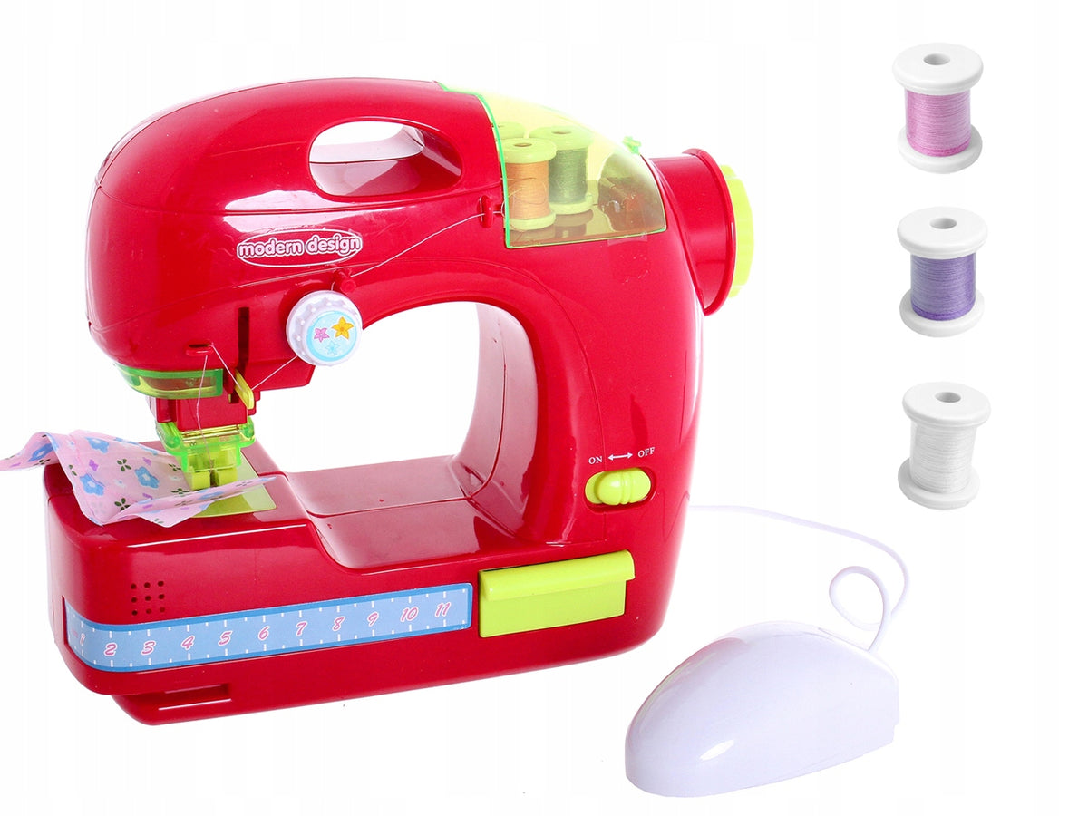 SAFE SEWING MACHINE FOR CHILDREN + THREAD NEEDLE ACCESSORIES