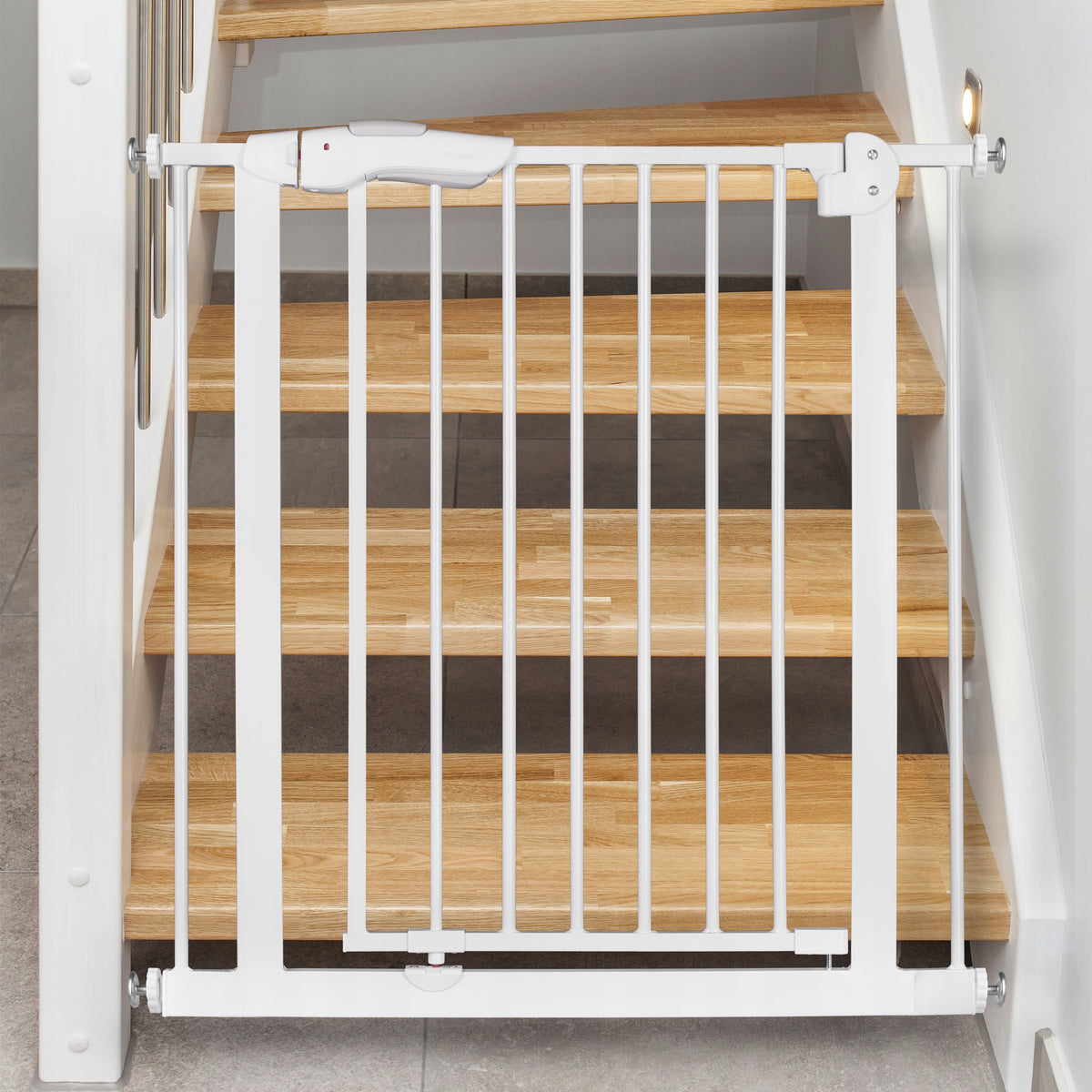 SAFETY BARRIER 75-85cm PROTECTIVE EXPANSION GATE FOR DOOR STAIRS Packaging status original