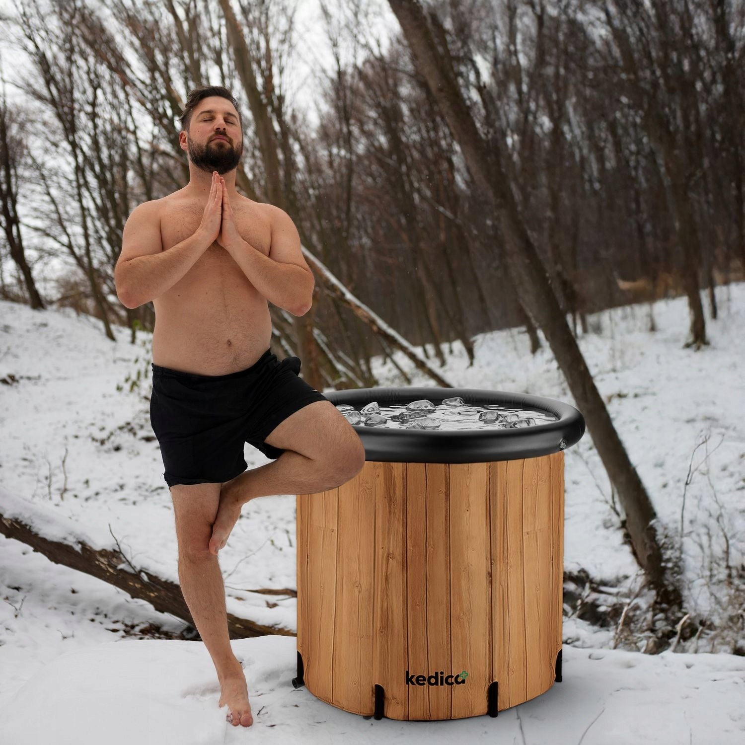 SAILING TUB PORTABLE ICE BATH KEDICA 80CM FOLDING TUB Volume 400 l