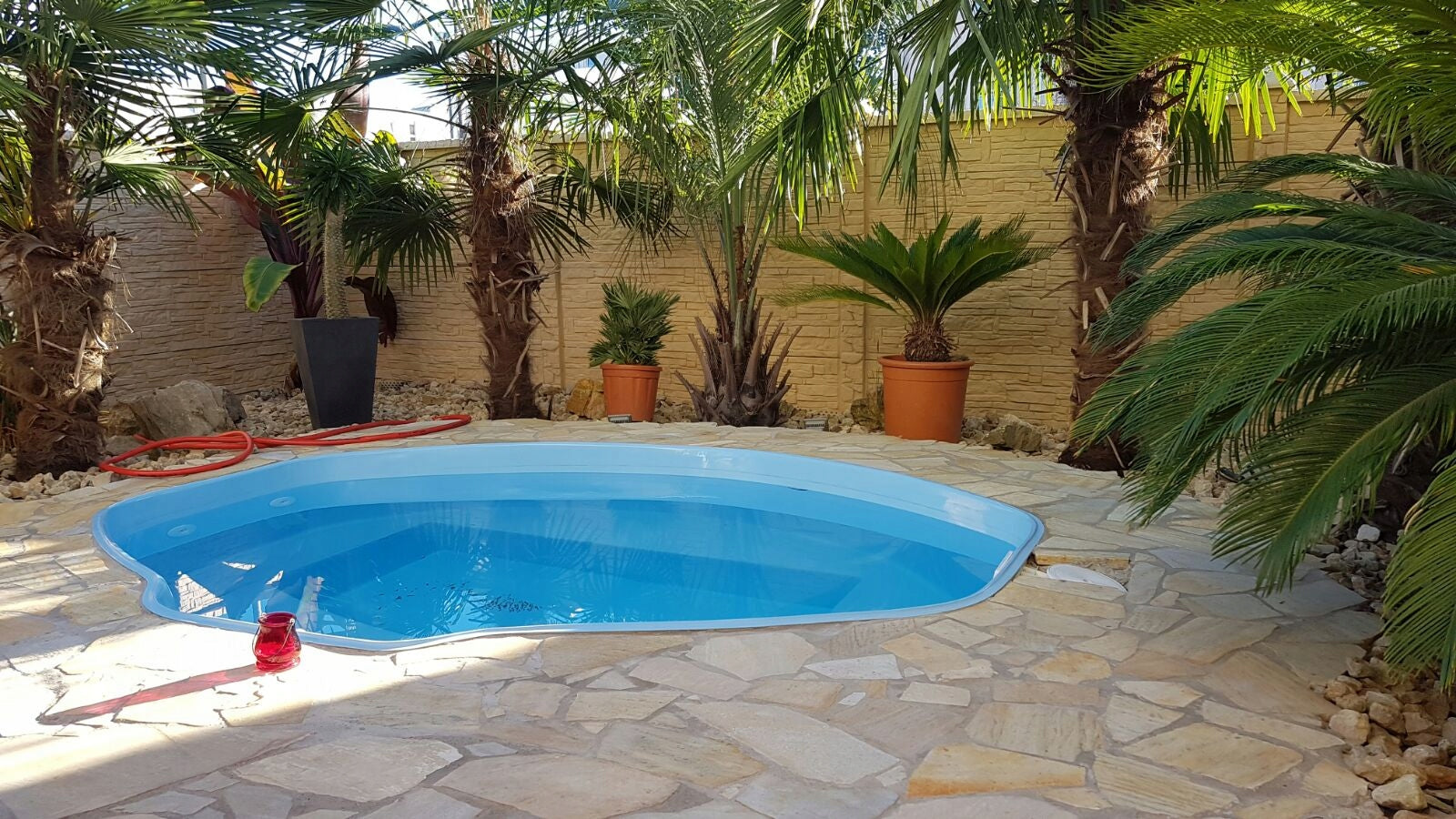 SALE Polyester Garden Pool 2.85x2.3x0.85 Digging Pools SET Manufacturer code Ozzy