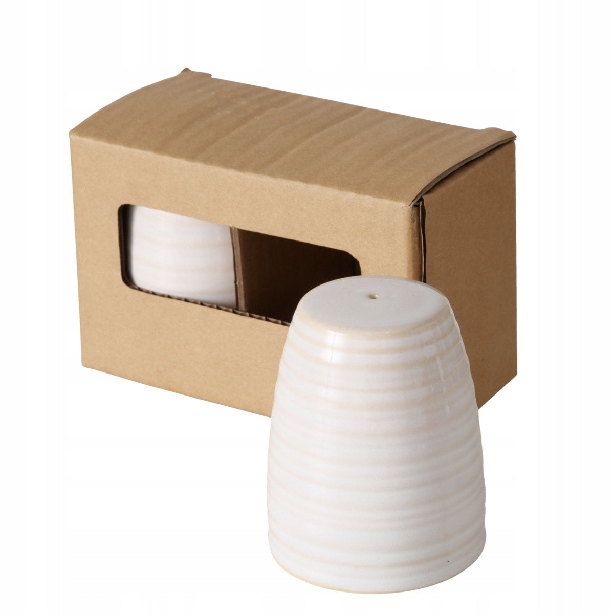 SALT AND PEPPER SHAKER CERAMIC SALT PEPPER SET 8 cm 2 pcs