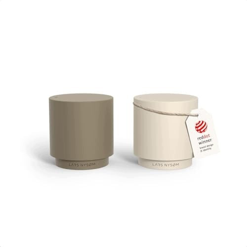 SALT AND PEPPER SHAKER SET STAINLESS STEEL - DESIGN FOR KITCHEN Packaging status original