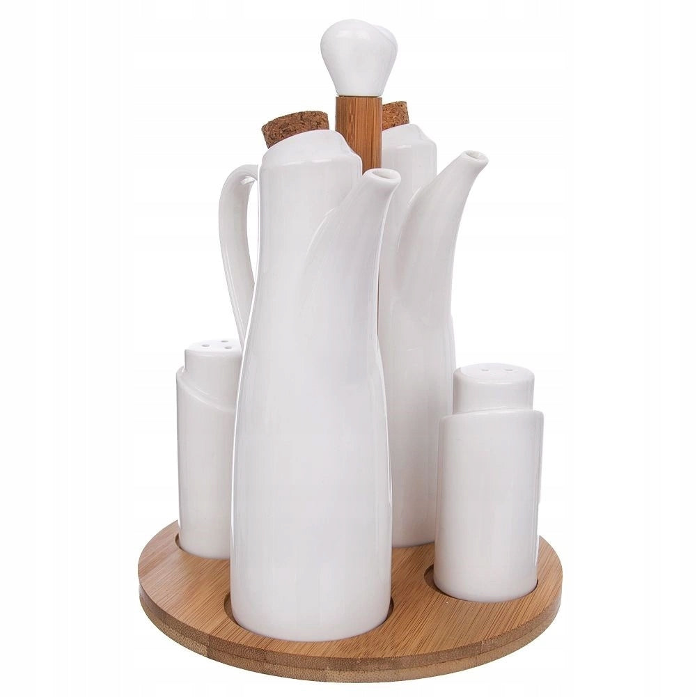 SALT, PEPPER, OIL AND VINEGAR DISPENSER