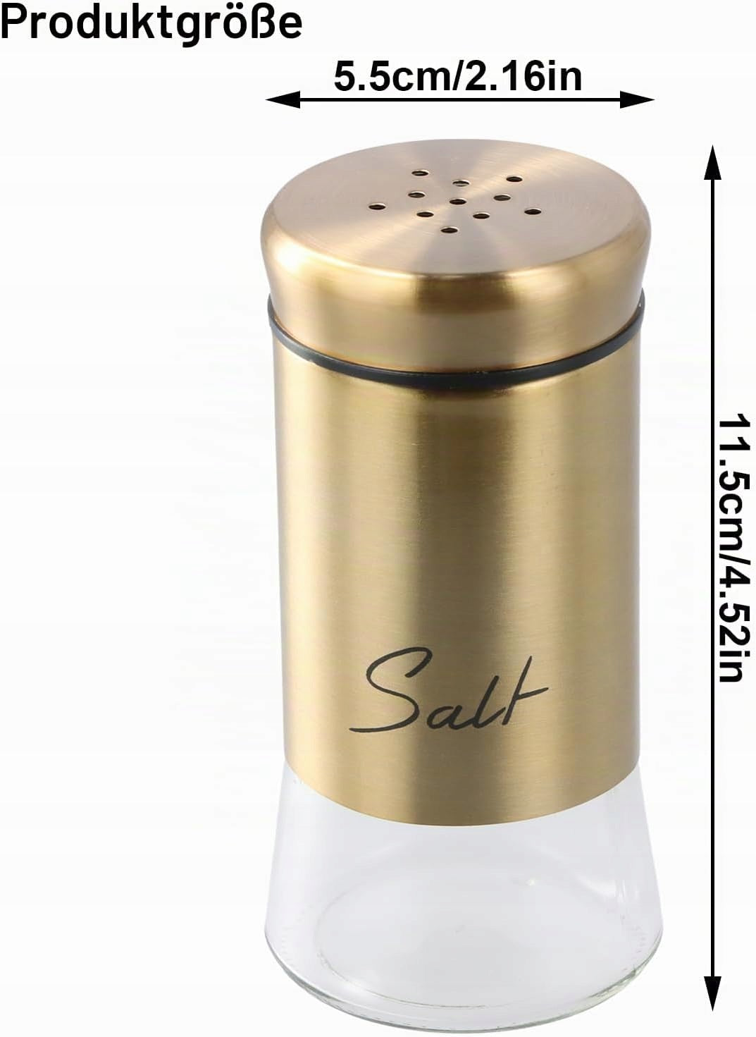 SALT SHAKER PEPPER SHAKER 150ML FOR KITCHEN SPICES SET OF 2PCS Brand no brand
