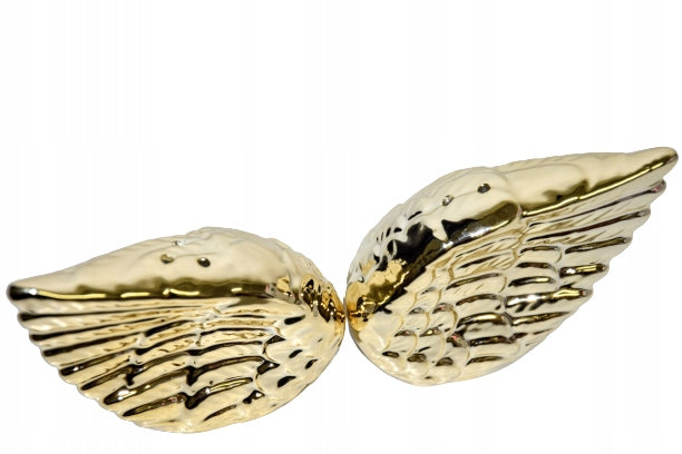 SALT SHAKER SET GOLDEN WINGS