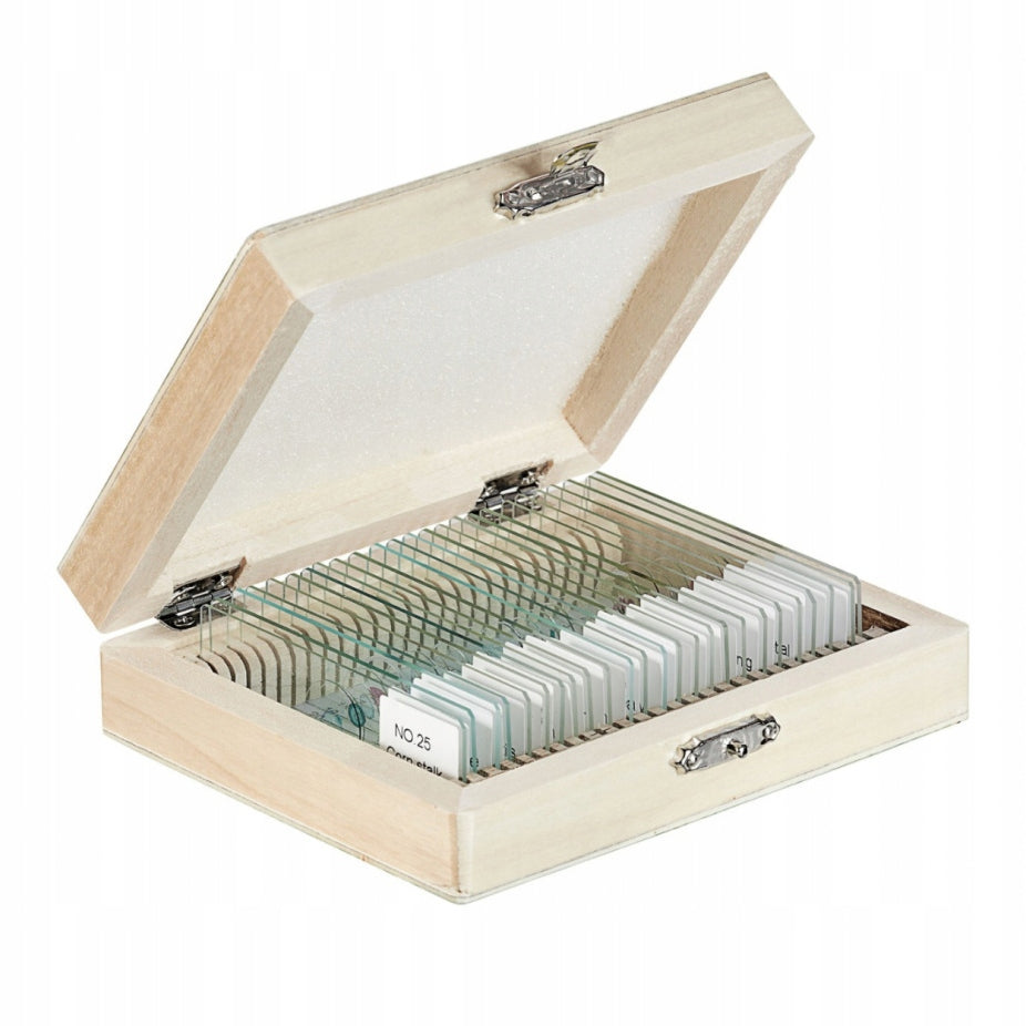 SAMPLE MICROSCOPE PREPARATIONS 25 MODELS ZOOLOGY BIOLOGY BOY'S DAY Manufacturer code 007744