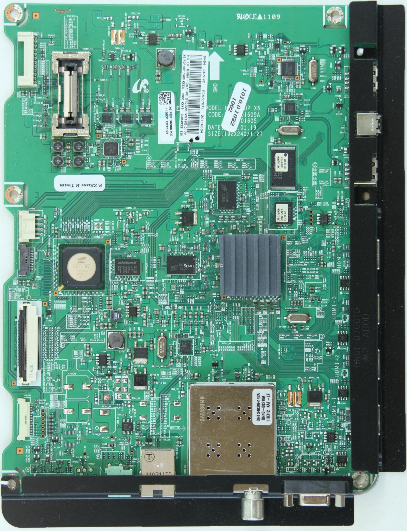 SAMSUNG BN41-01660B BN41-01605A NAND K9GAG08U0E Manufacturer Samsung
