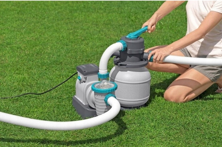SAND PUMP FOR POOLS 6056 L/h BESTWAY 58497 + HOSES + ADAPTER Customs tariff code 84212100