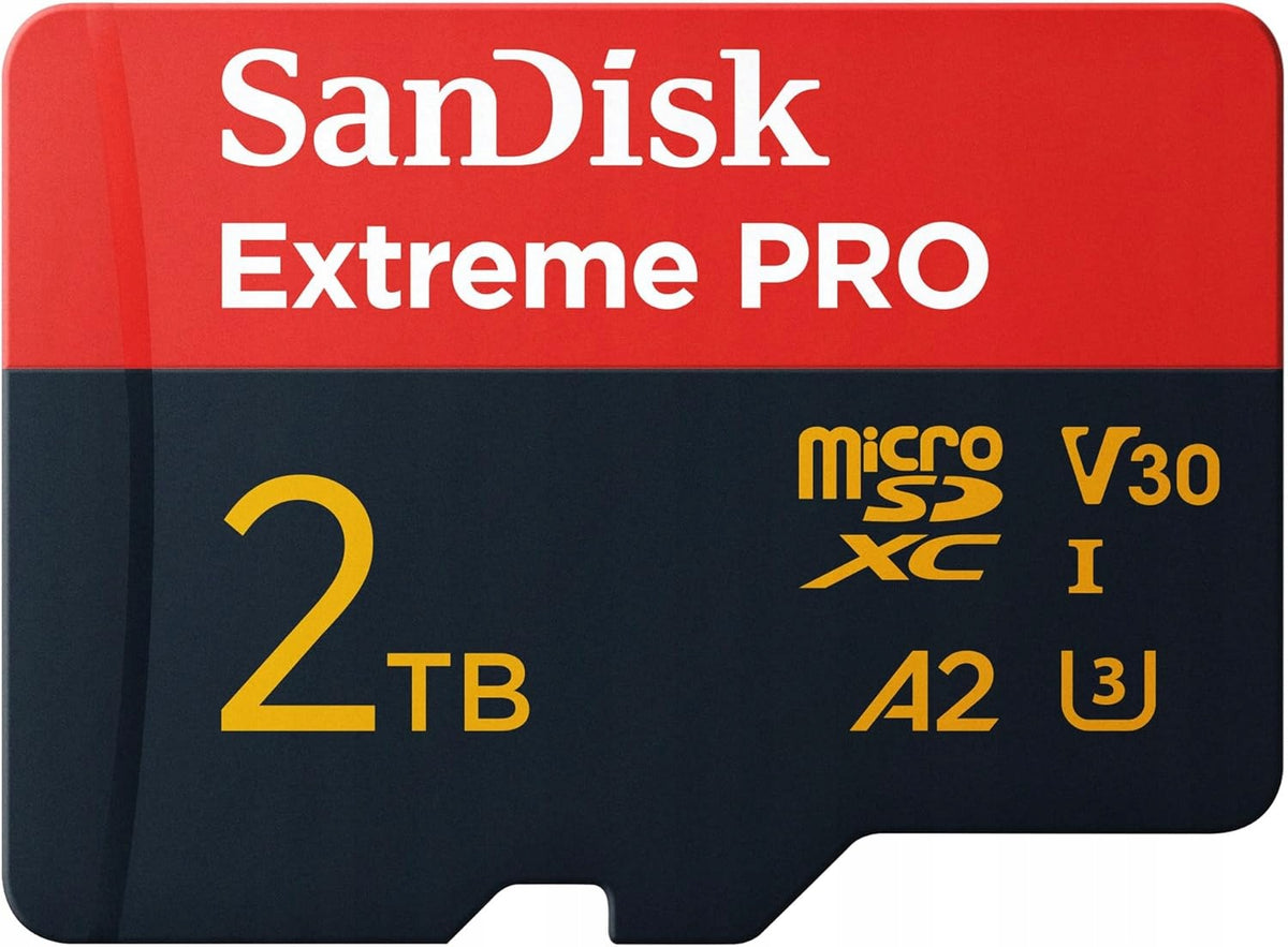 SANDISK Extreme PRO microSDXC (2TB) + adapter Packaging status original