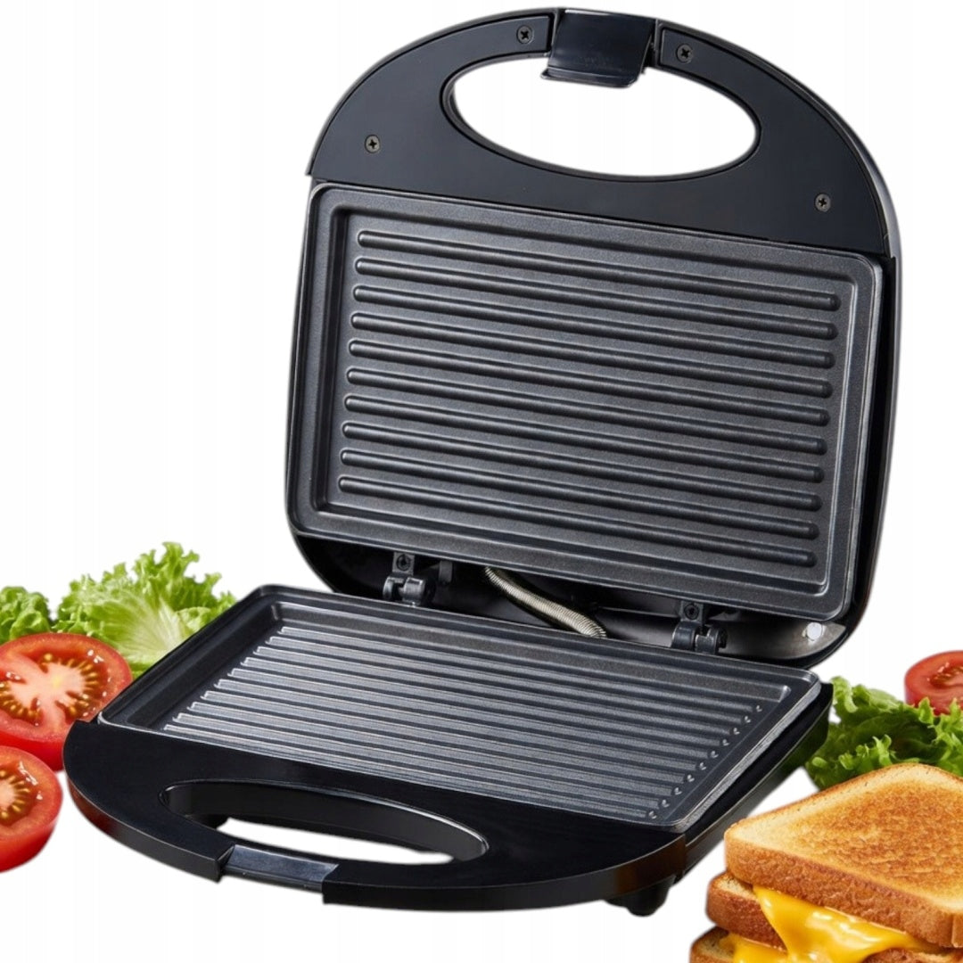 SANDWICH TOASTER 1000W GRILL panini nonstick SMALL TOASTER STRONG