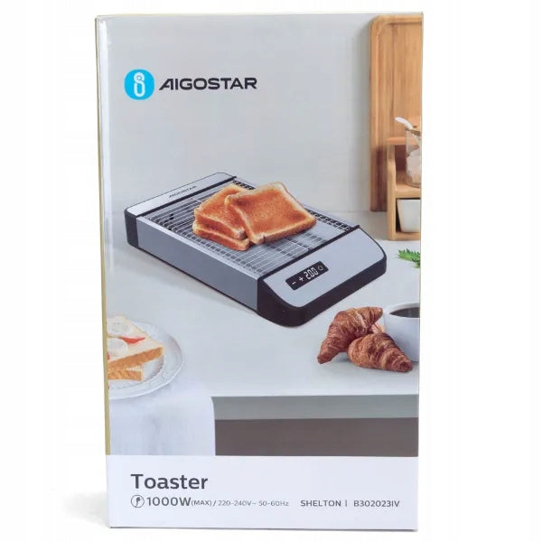 SANDWICH TOASTER 1000W MULTIFUNCTIONAL HORIZONTAL TOASTER OVEN 6 LEVELS LCD Power rating 1000 W