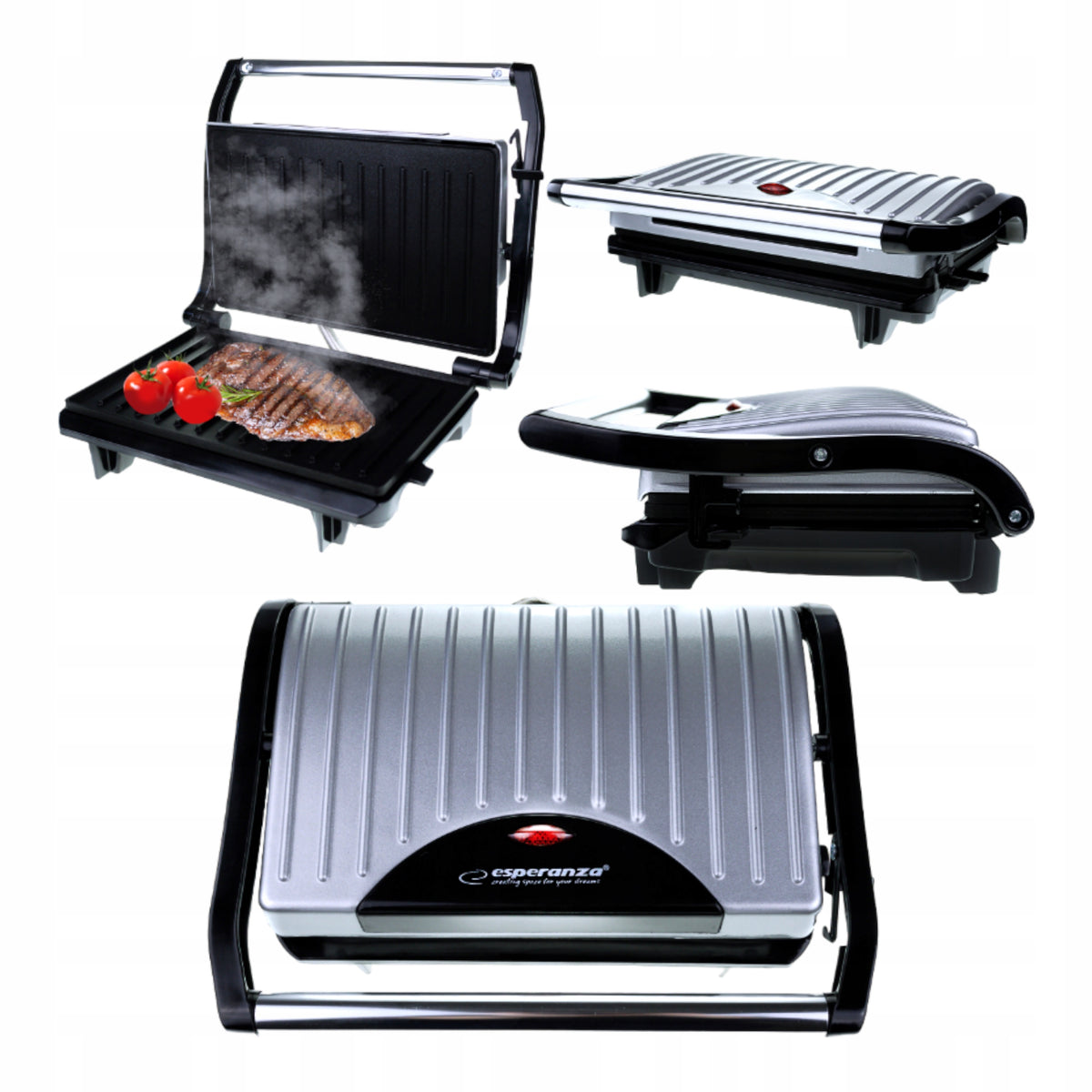 SANDWICH TOASTER CERAMIC TOASTER GRILL SANDWICH TORTILLA STRONG 750W