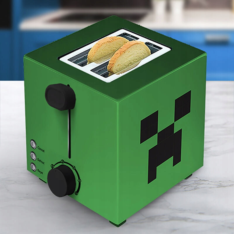 SANDWICH TOASTER MINECRAFT CREEPER TOASTER SANDWITCH MAKER Power rating 850 W