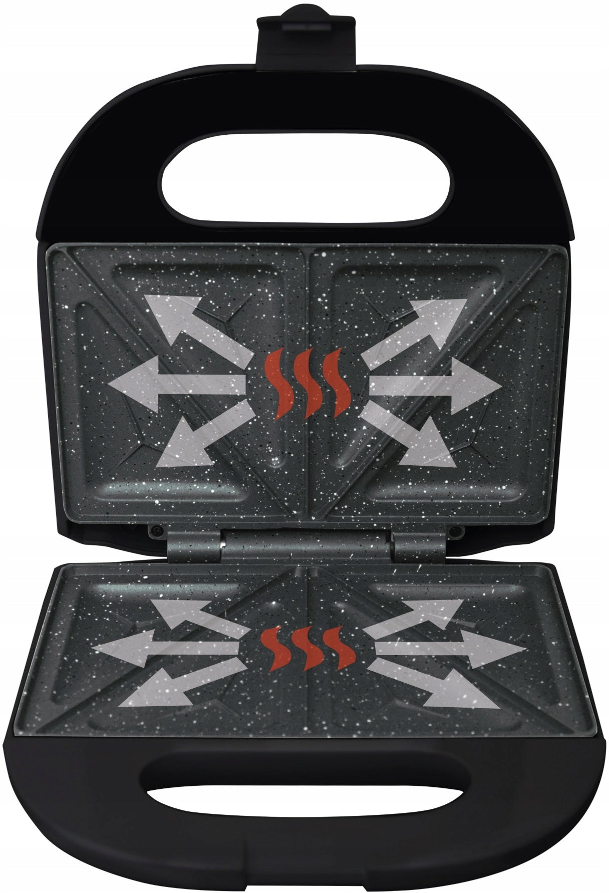 SANDWICH TOASTER SANDWICH ELDOM CERAMIC WITH GRANITE COATING 750W EAN (GTIN) 5908277387129