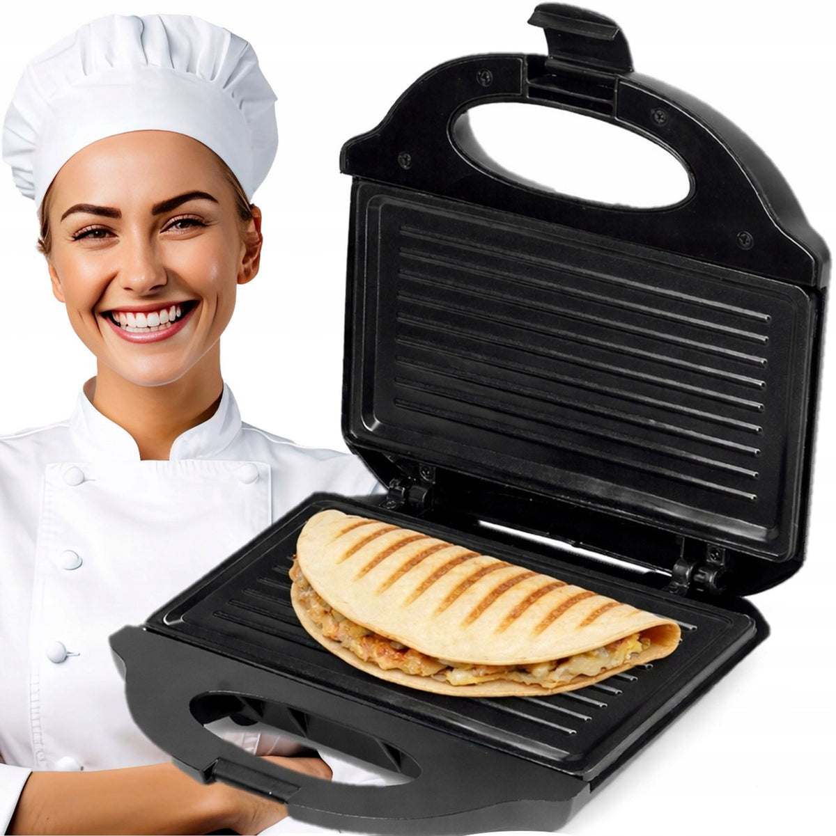 SANDWICH TOASTER TORTILLA PANINI SANDWICH STRONG 800W