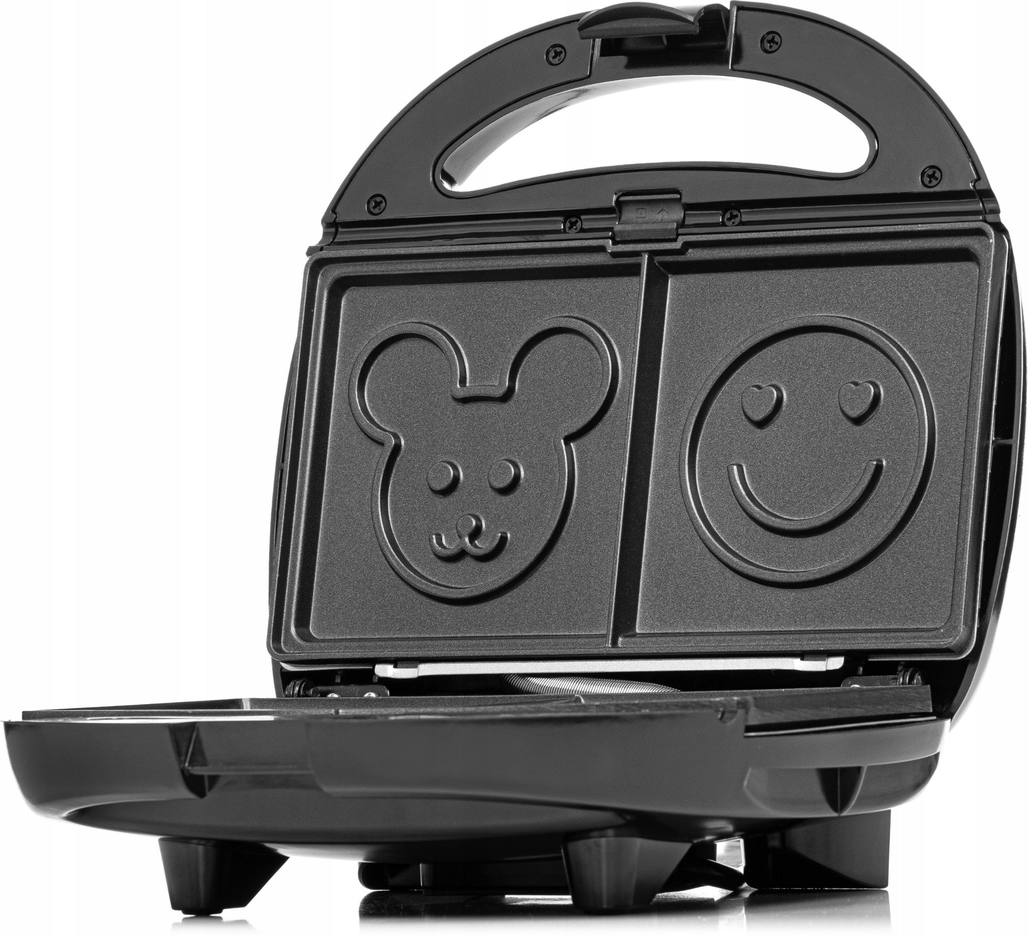 SANDWICH TOASTER WAFFLE IRON SMILEY FACE 5IN1 TOASTER XXL OVERLAY SET Brand Lehmann