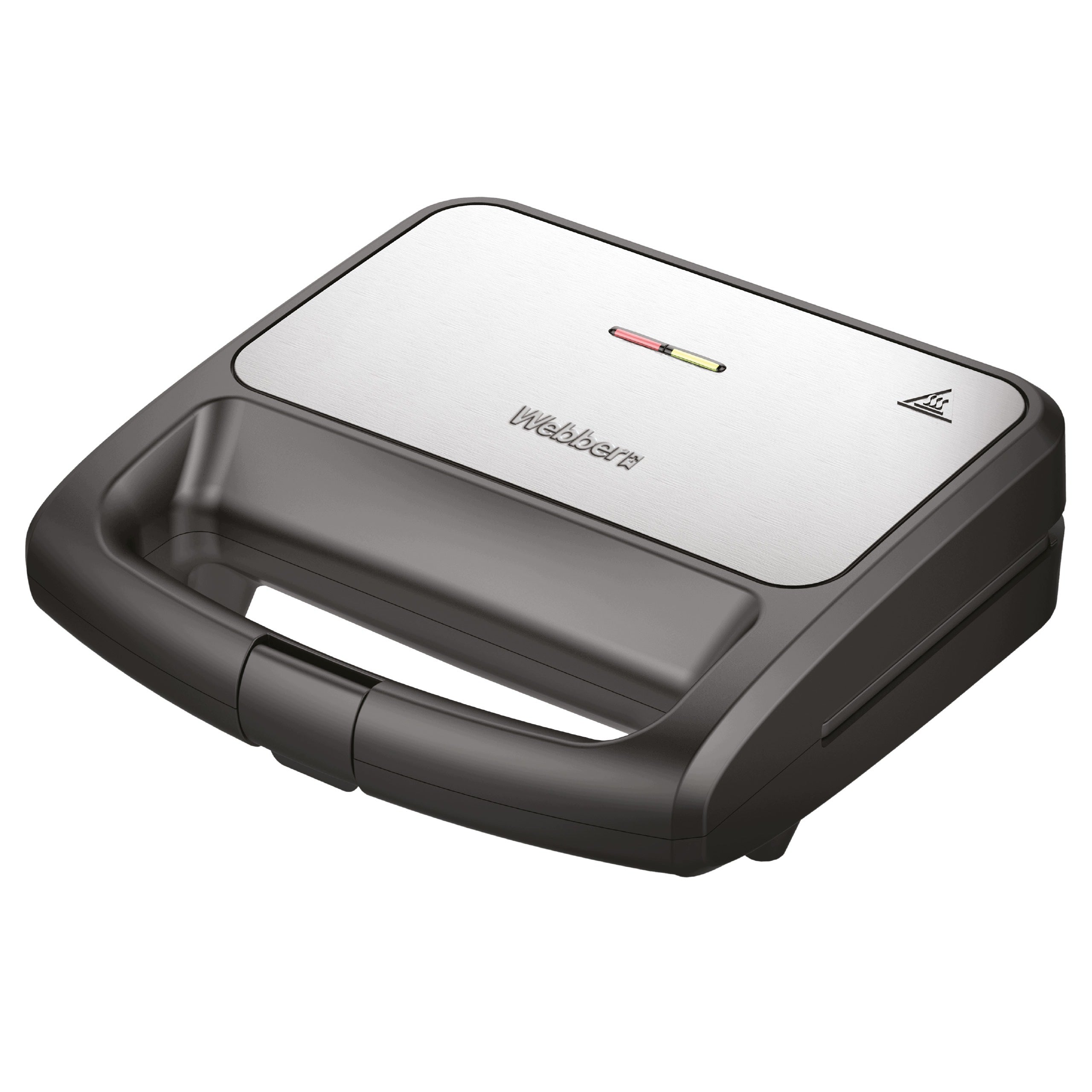 SANDWICH TOASTER WEBBER TIVARO SR1 750W CERAMIC INOX FOR 2 TOS Packaging status original