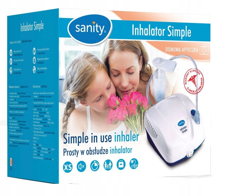 SANITY SIMPLE NEBULISER INHALER FOR THE WHOLE FAMILY Medical device yes