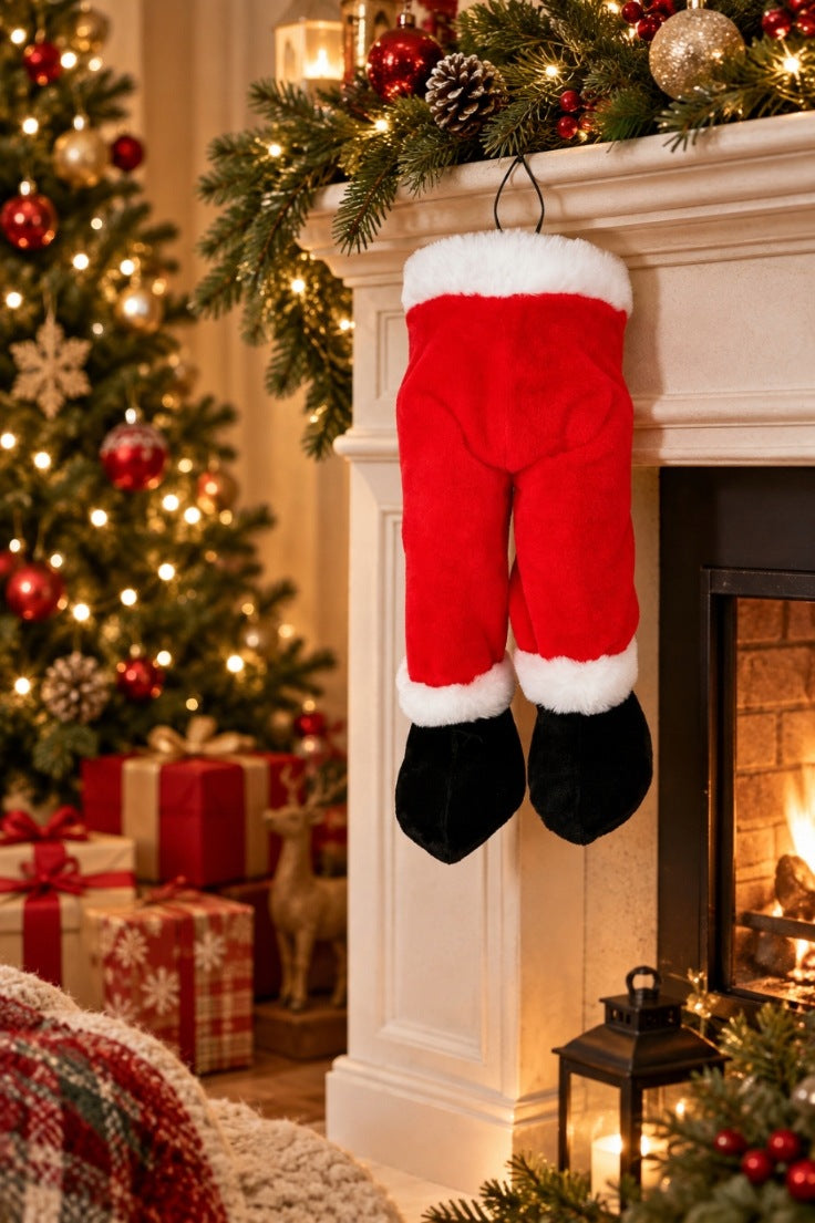SANTA CLAUS HANGING 39,5 CM MOVING MUSIC CHRISTMAS DECORATION USB BATTERIES Manufacturer code 790624