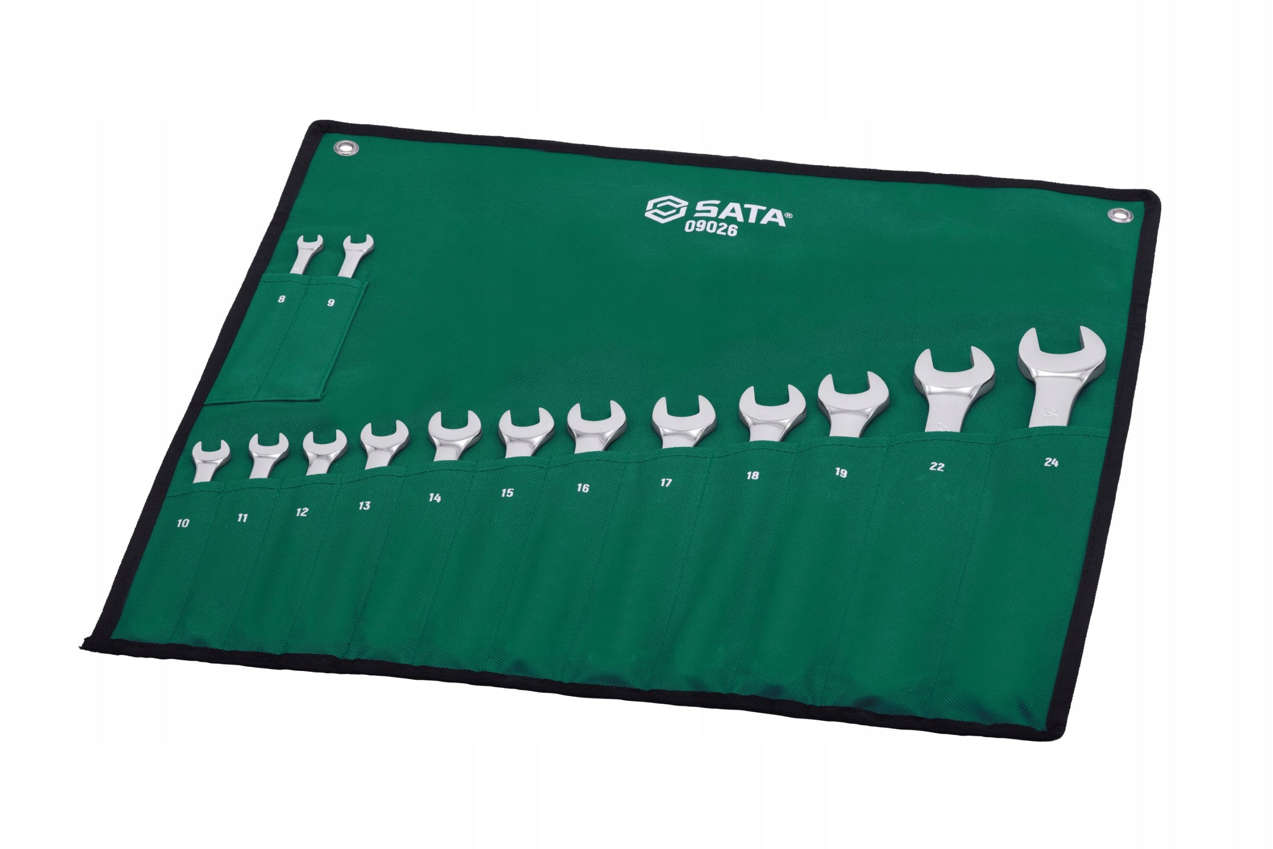 SATA Flat Eye Wrenches Set of 14pcs Brand SATA