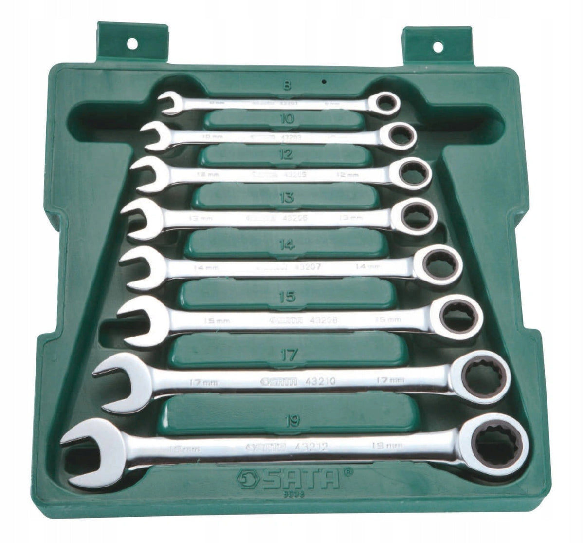 SATA Ratcheting wrench set CRV gift ST08008SJ Key type combination