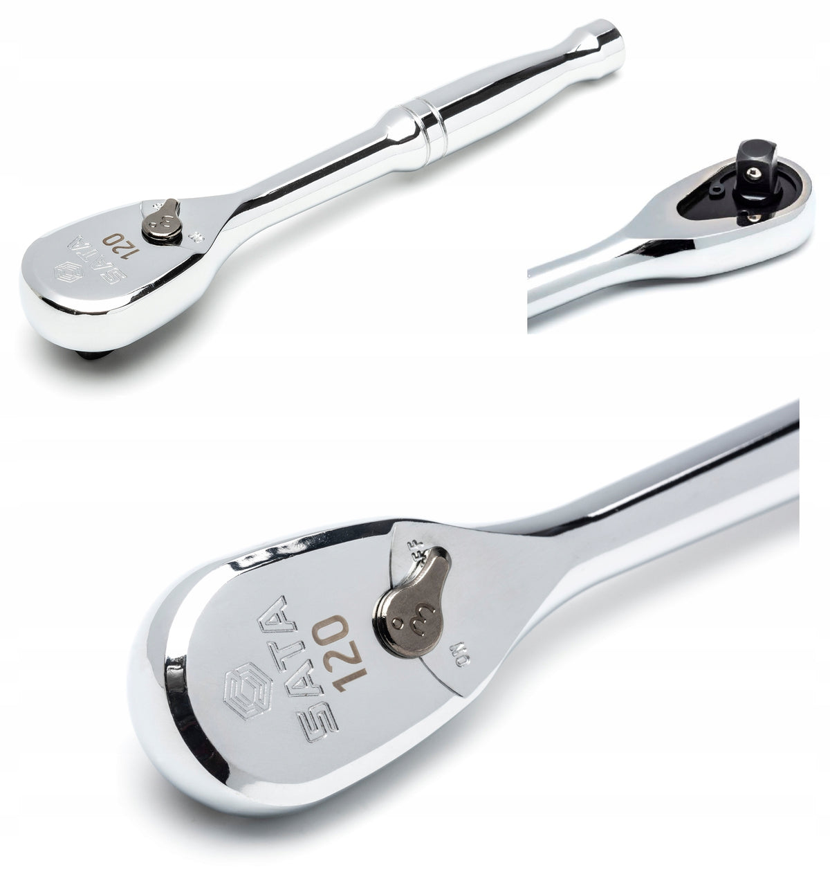 SATA professional quick release ratchet 1/4" 120 positions SATA ST11974 Brand SATA