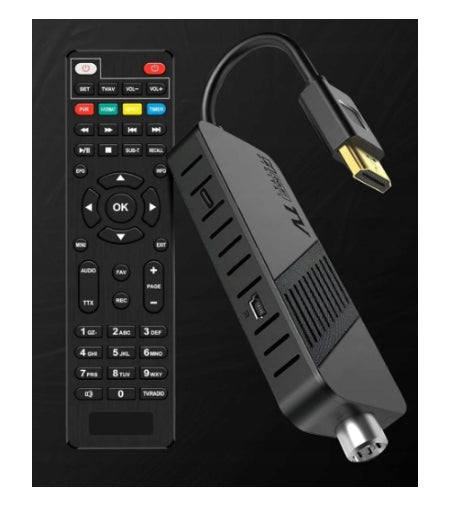 SATELLITE RECEIVER FOR TV STICK LEYF TURBO DVB S2 DECODER Packaging status original