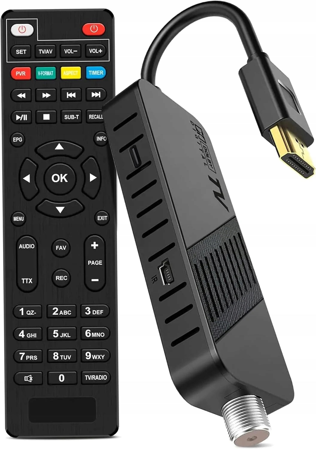 SATELLITE RECEIVER FOR TV STICK LEYF TURBO DVB S2 DECODER