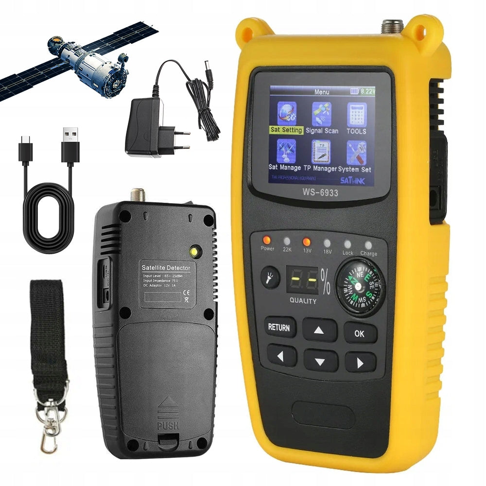 SATELLITE SIGNAL METER SATLINK WS-6933 DVB-S/2 FOR ANTENNA SETTING