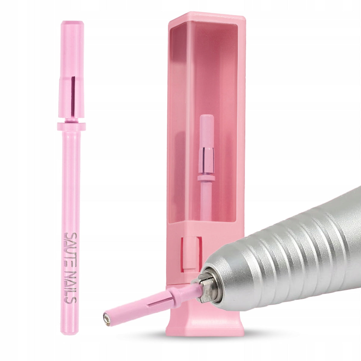 SAUTE NAILS ABRASIVE BAND CARRIER Cutter MANDREL pink for MINI milling machine Manufacturer code MANDREL