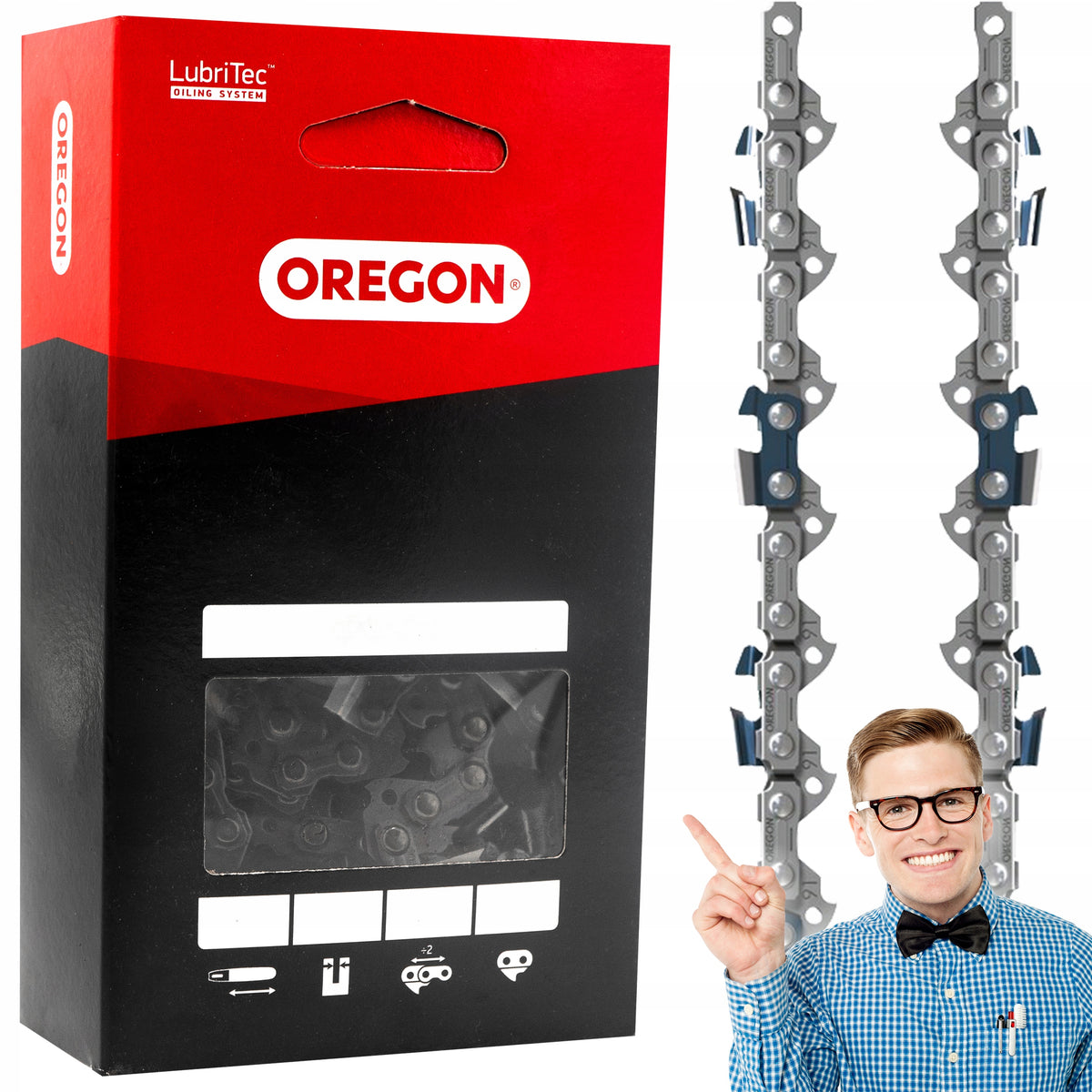 SAW CUTTING CHAIN 3/8" 1.3mm 52 links OREGON
