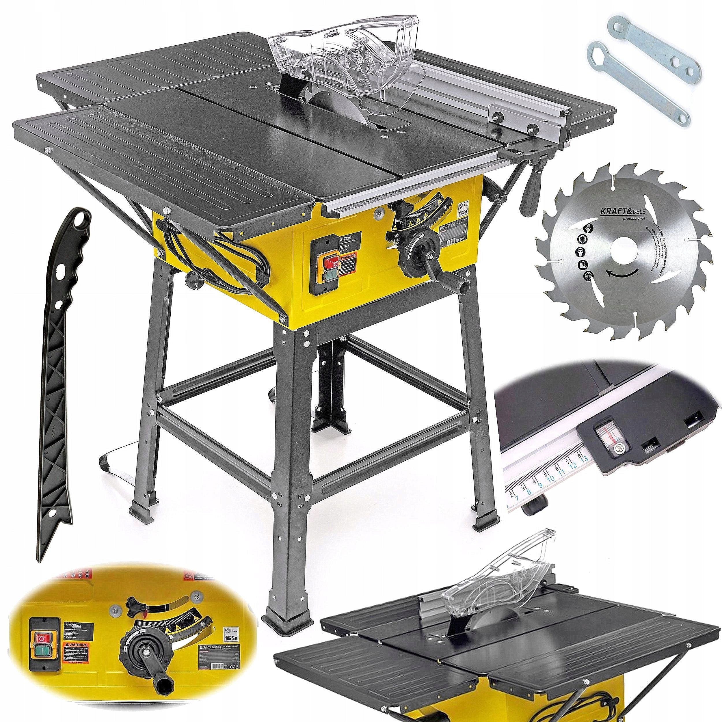 SAW TABLE SAW WOOD CUTTER TREES 2900W + 3 COUNTERTOPS