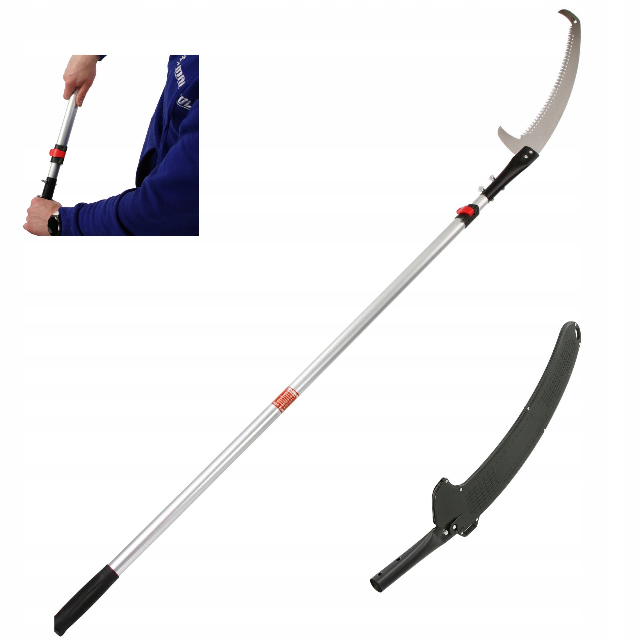 SAW WITH HOOK ON TELESCOPIC BOOM FOR BRANCHES OF BRANCHES 135-300CM