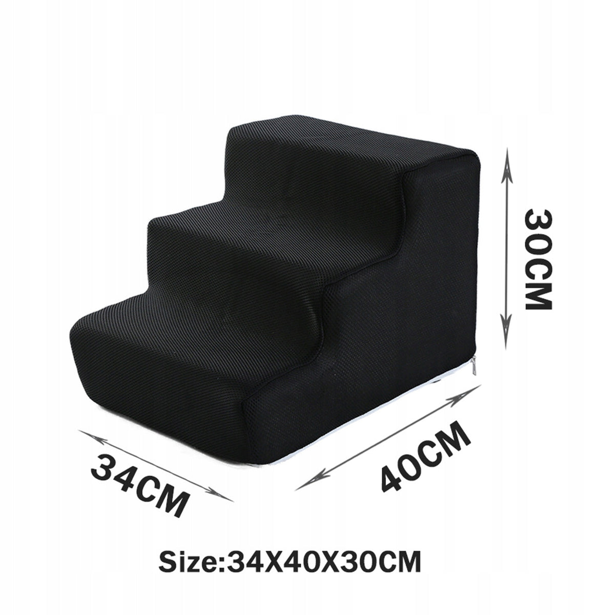 SCHODKI DLA PSA SCHODY RAMPA PODEST 3 STOPNIE 30CM CZARNY Manufacturer code KLKCMS