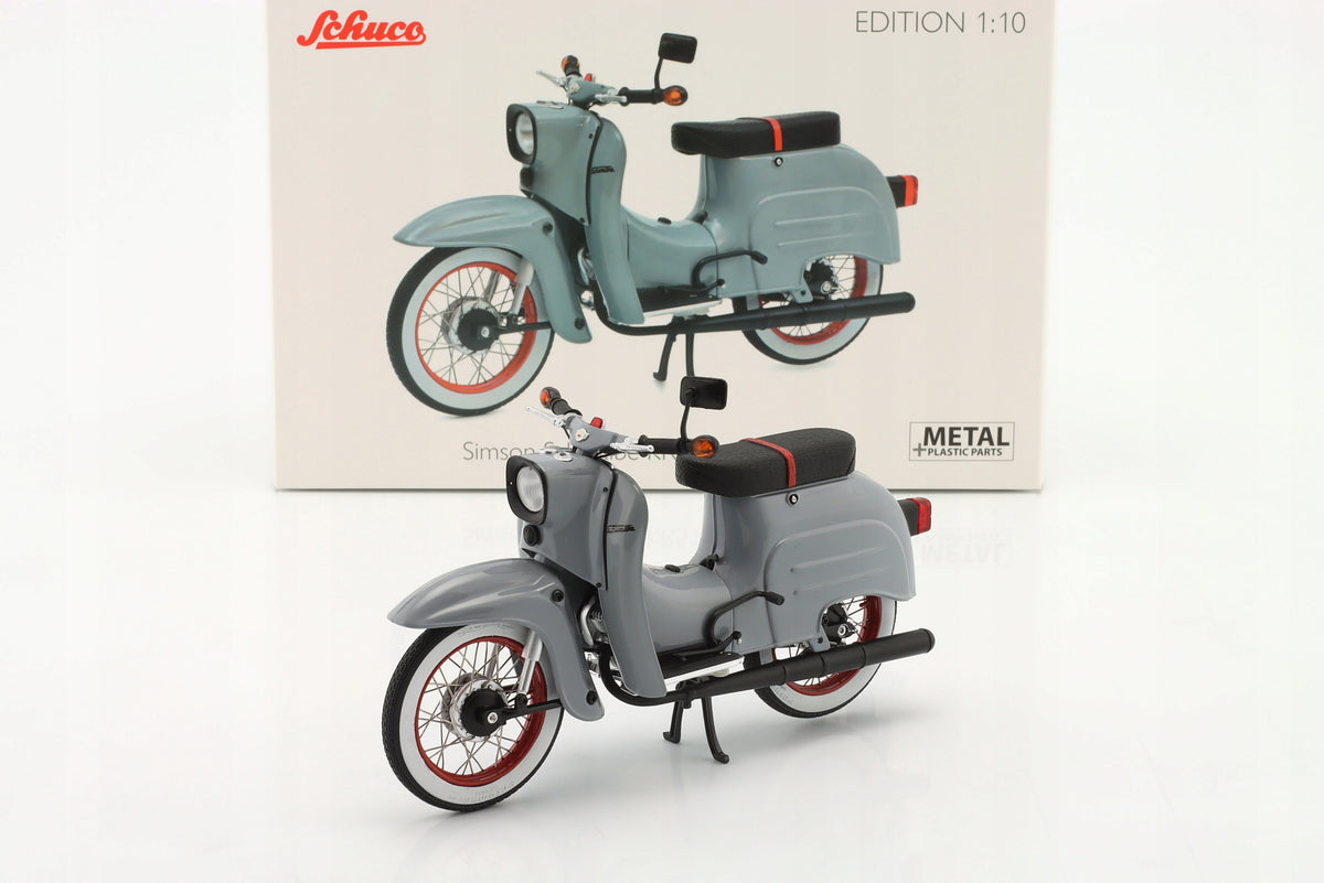 SCHUCO Simson Schwalbe KR51/1 Custom III Grey 1:10
