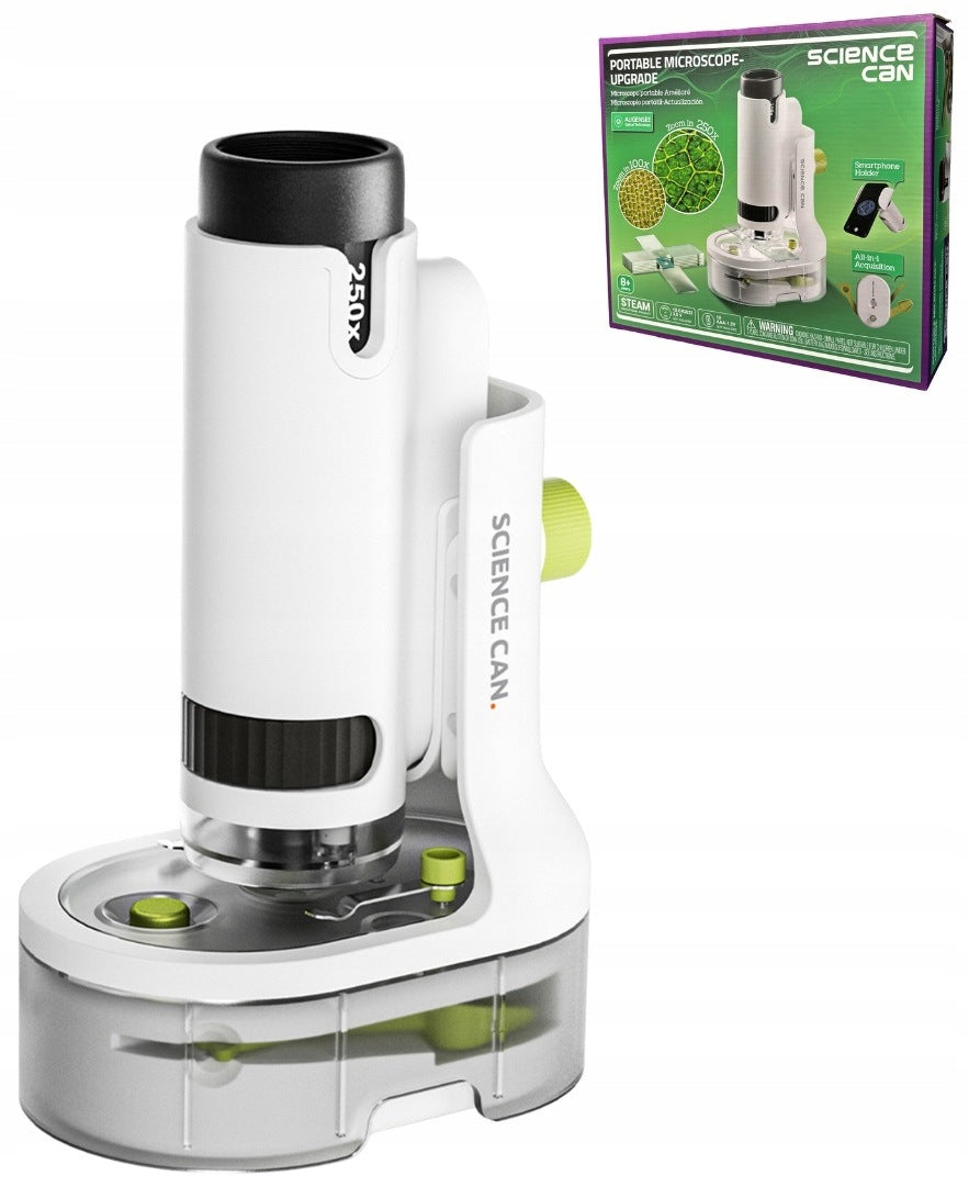 SCIENCE CAN PORTABLE MICROSCOPE OF YOUNG RESEARCHER FOR FIRST OBSERVATIONS Packaging status original