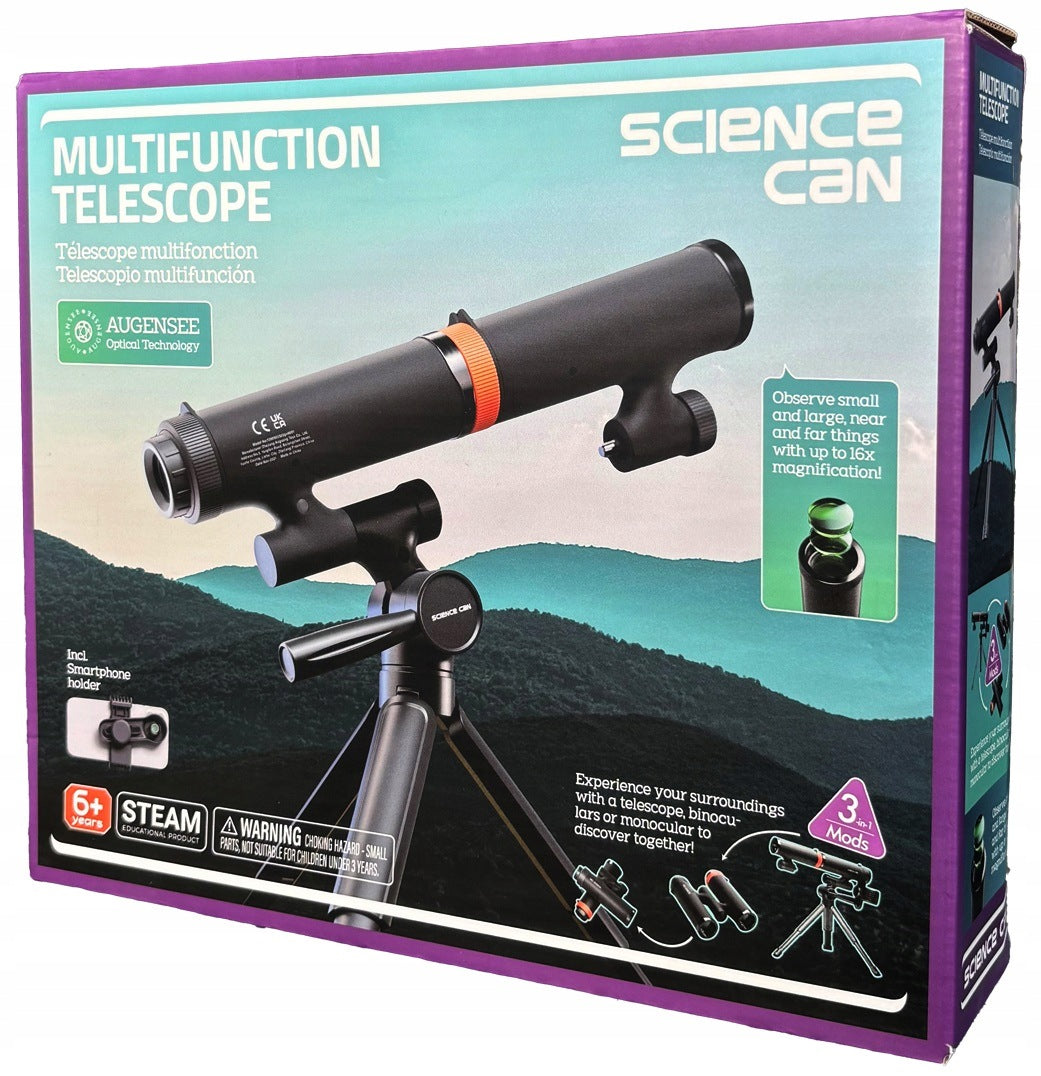 SCIENCE CAN SPACE EXPLORER TELESCOPE FOR A CHILD BINOCULARS MONOCULAR Packaging status original