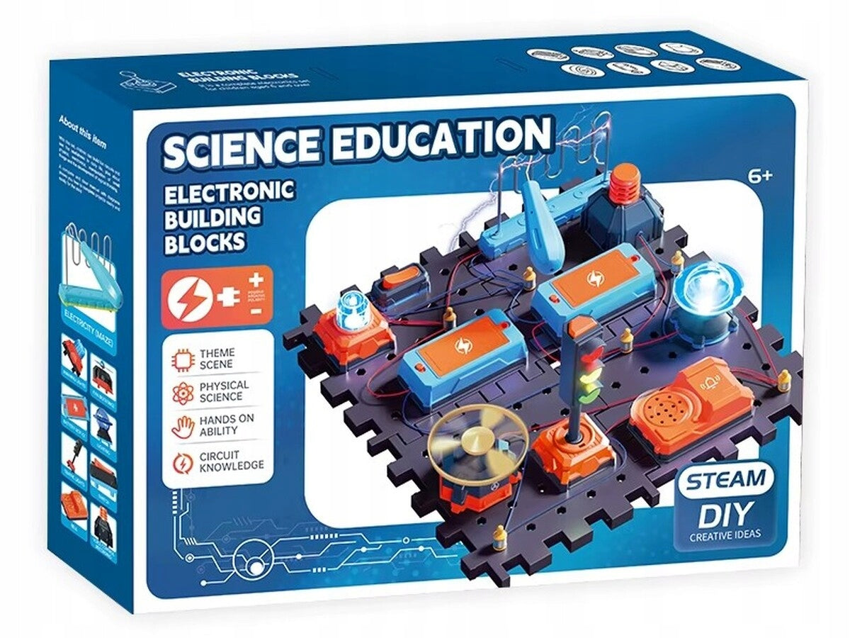 SCIENTIFIC Toy DIY Experiment Kit Electronic Circuit Satellite Packaging status original