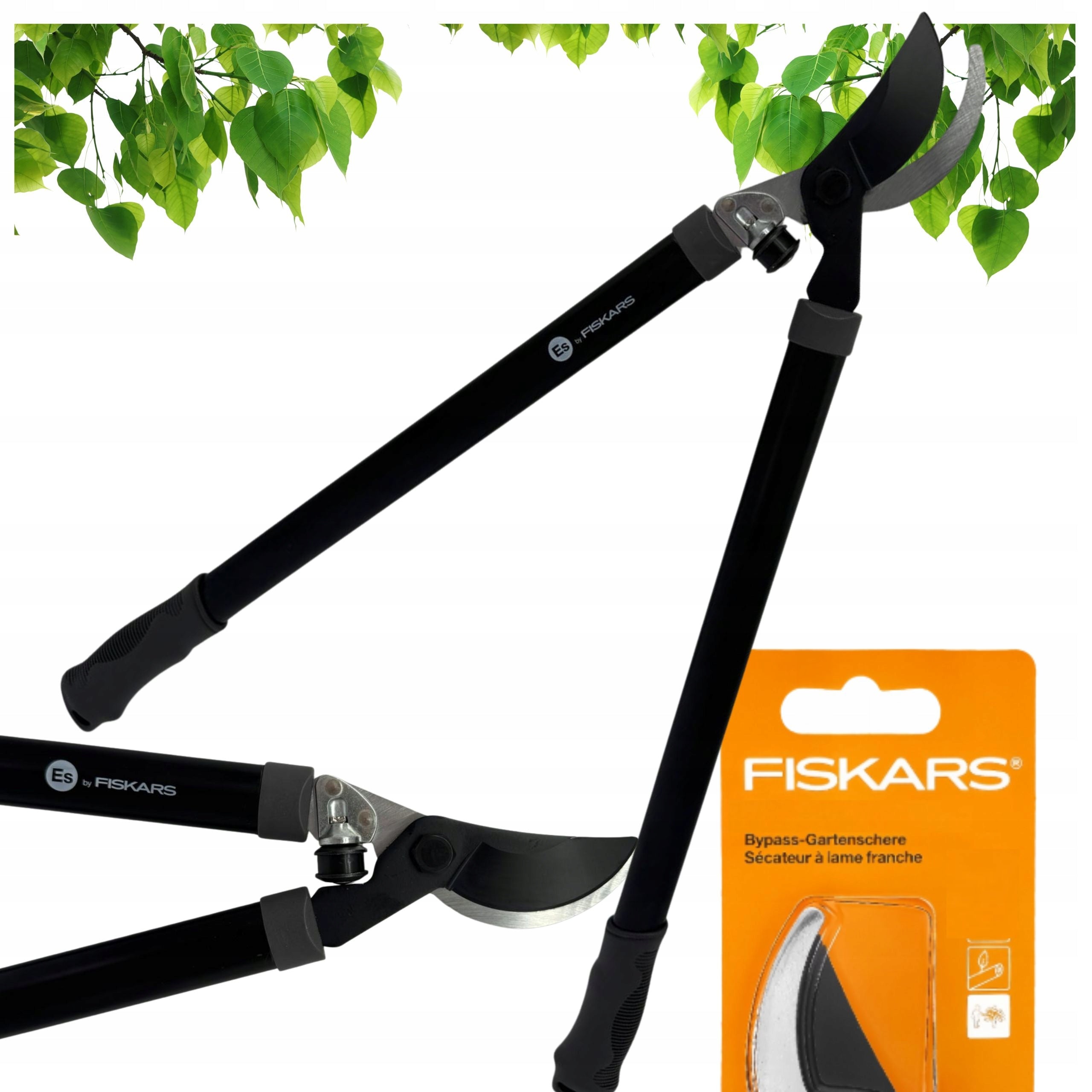SCISSOR SHEAR SHARP FISKARS TWO-HANDED SHEARS FOR GARDEN BRANCHES